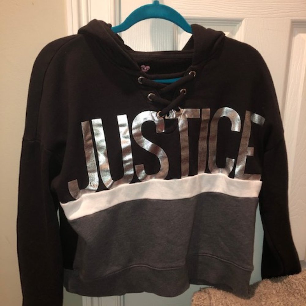 Justice Black/Grey Sweatshirt